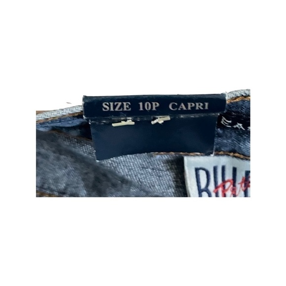 BILL BLASS Petite Easy Fit Jean Capri Blue Denim Cropped Women’s Size 10P. - Picture 9 of 16